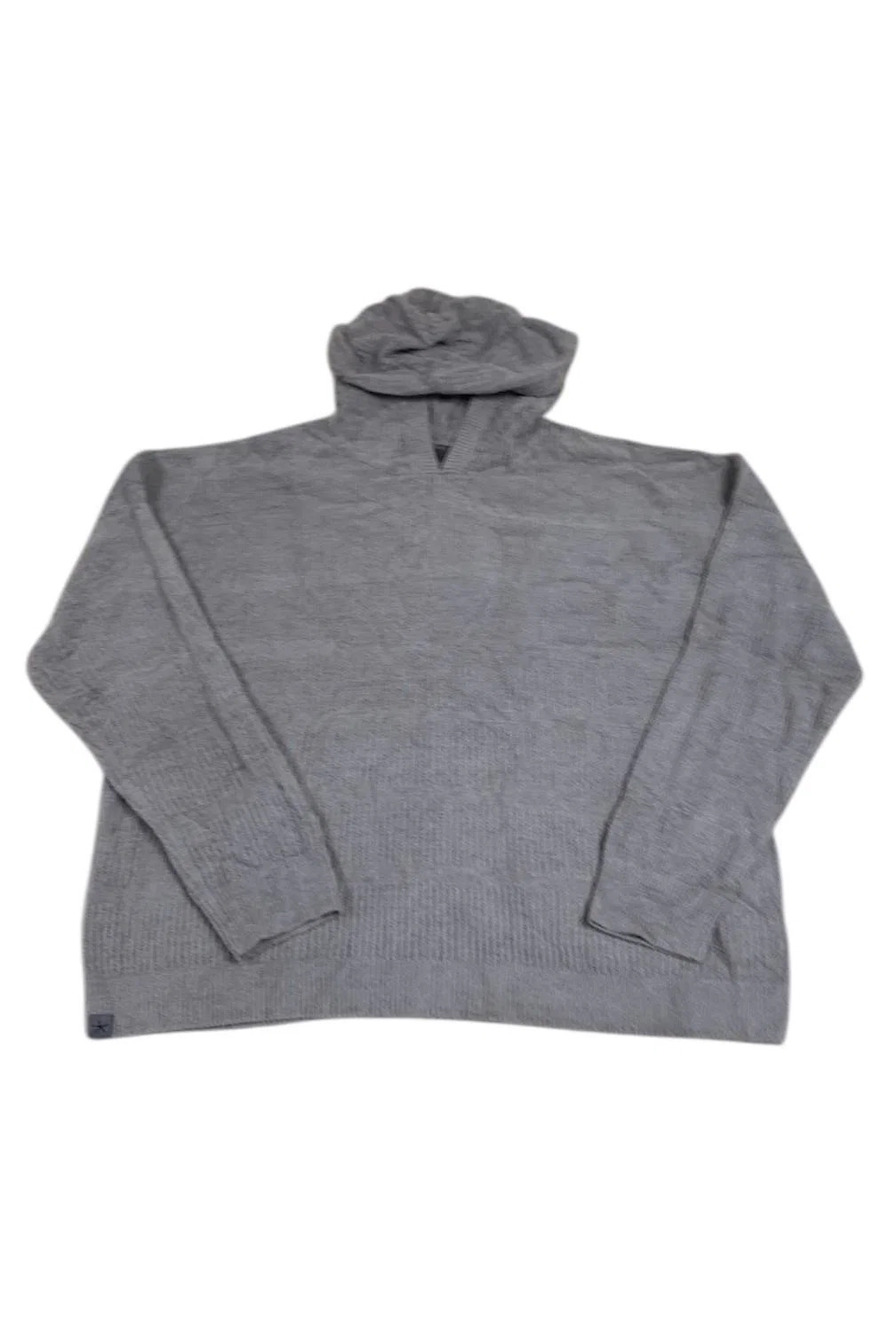 Barefoot Dreams CozyChic Ultra Lite Striped Hoodie Beach Rock - Regular